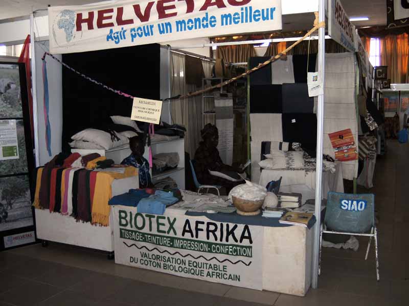 Le stand de Biotex Africa au SIAO 2010