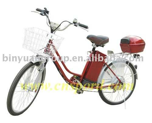 Un vélo électrique chinois (puissance : 25  watts)